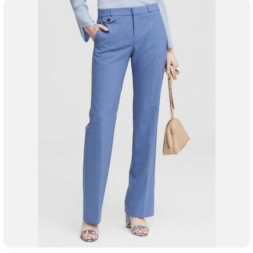Banana Republic Logan Trouser Pants light baby blue